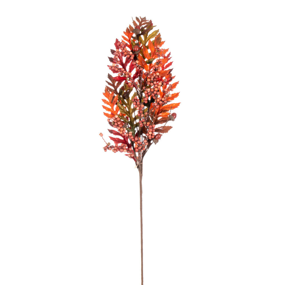 Vickerman 32" Artificial Oak Leaf Acorn Berry Spray 2 per bag.