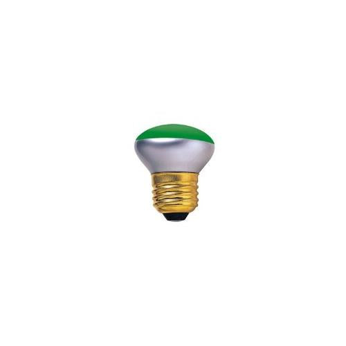 Bulbrite 40R14G 40 Watt Incandescent R14 Mini Reflector, Medium Base, Green
