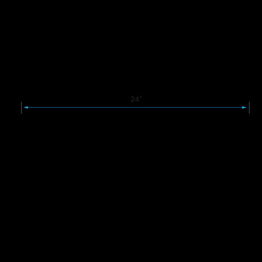 Luxrite 24" Mini Panel Wafer Cable Extender For Canless Wafer Spotlight, Pack of 10 (LR23782)