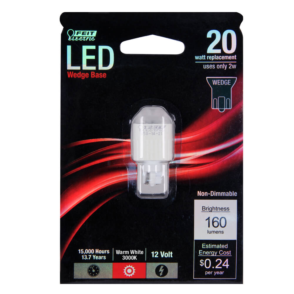 160 Lumen 3000K Non-Dimmable LED