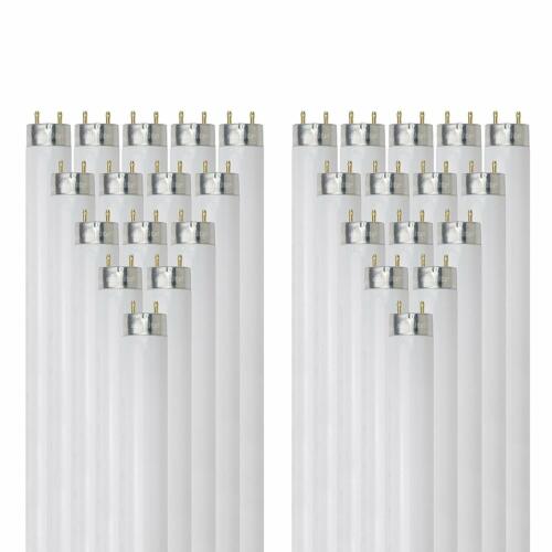 Sunlite F32T8/SP830 32-Watt T8 Linear Fluorescent Lamp Medium Bi Pin Base, 3000K, 30-Pack