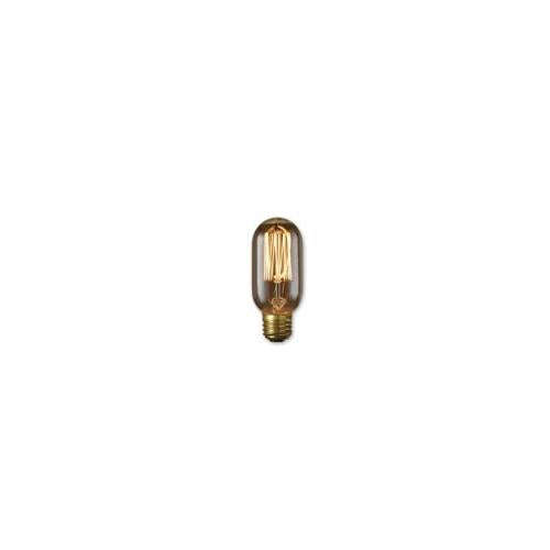 Bulbrite NOS40T14/SQ 40 Watt Nostalgic Incandescent Edison T14, Vintage Thread Filament, Medium Base, Warm White