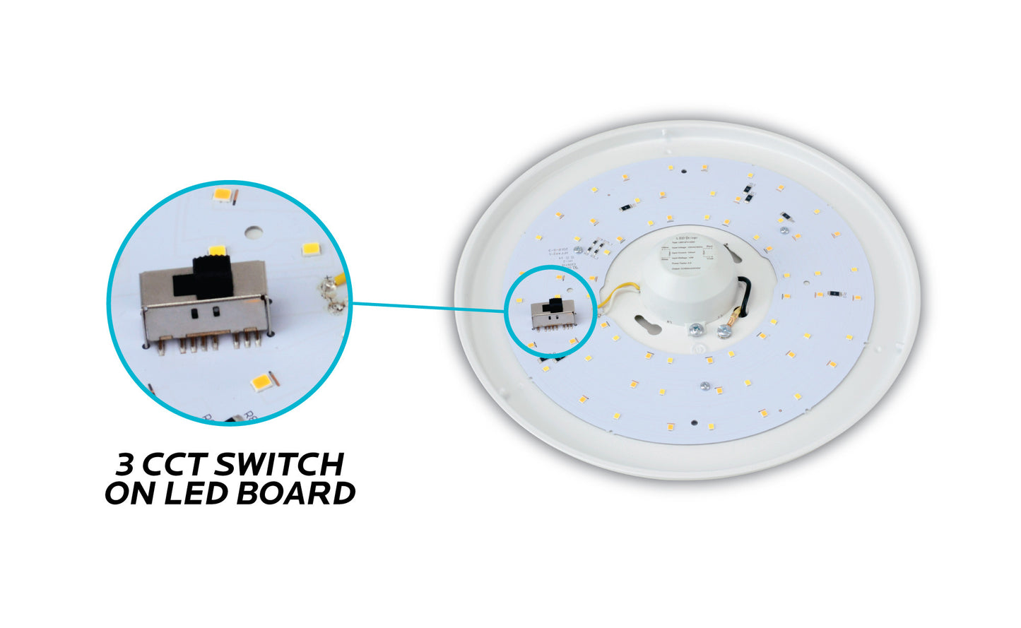 Luxrite New Products LED15"FLUSH/ROUND/3CCT/2 3000K/4000K/5000K Cct Select