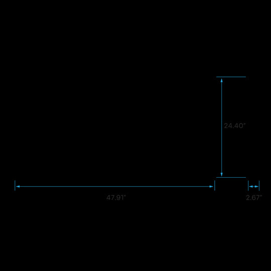 Luxrite 2X4 Panel Surface Kit, White Finish (LR24098)
