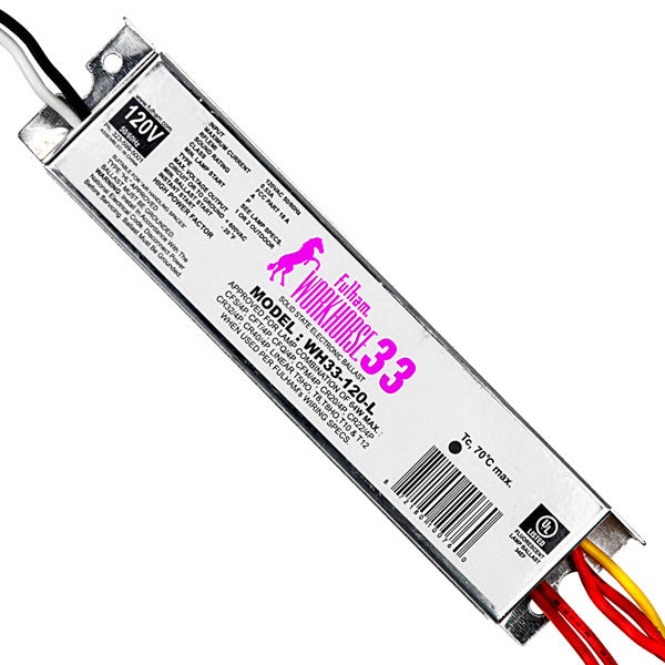 Fulham Workhorse 33 WH33-120-L (1) Lamp - 120 Volt - Instant Start - 0.87 Ballast Factor