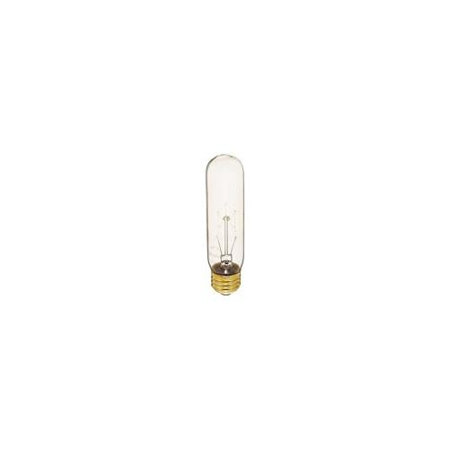 Bulbrite 15T10C 15 Watt Incandescent Showcase/Aquarium/Display T10 Tubular Bulb, Medium Base, Clear
