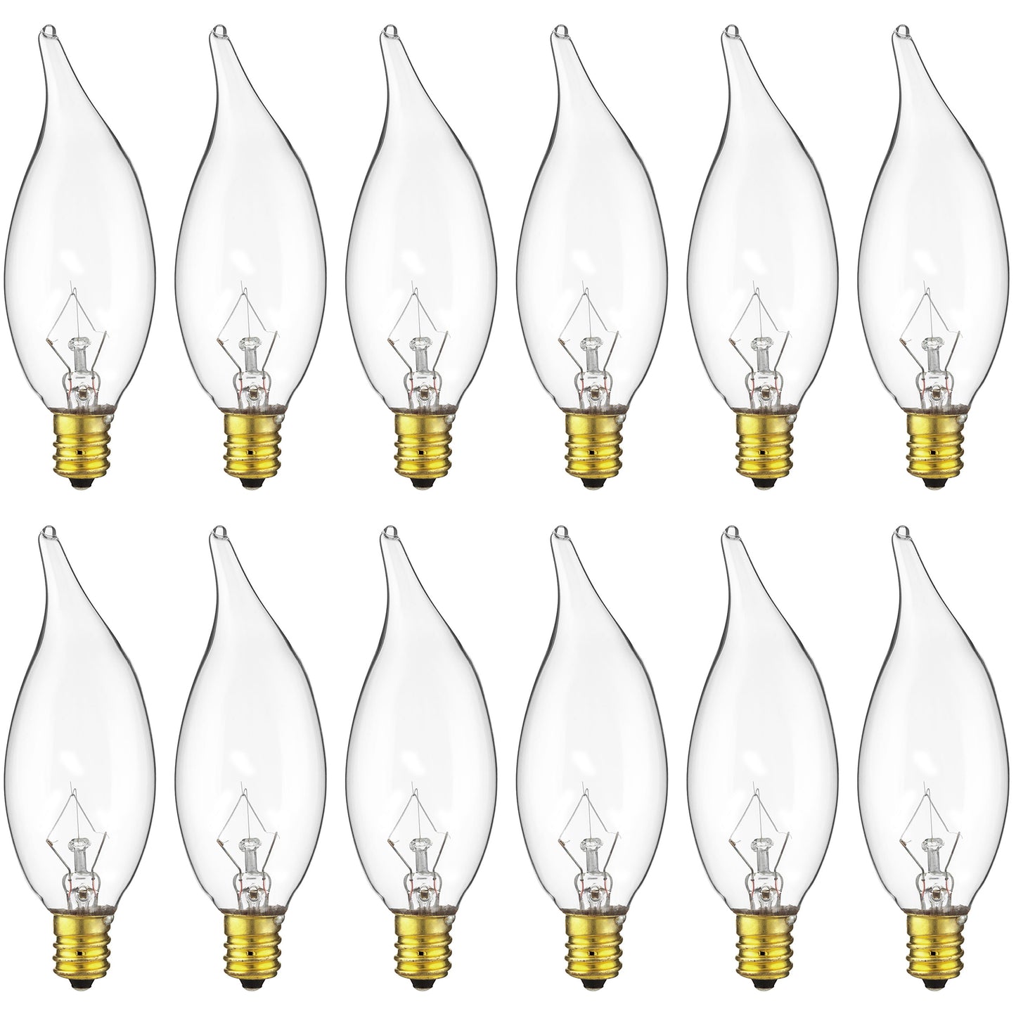 Sunlite 10 Watt CA10 Lamp Candelabra (E12) Base