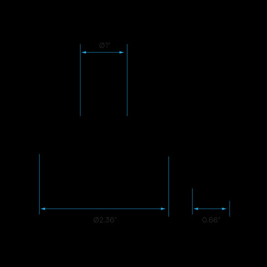 Luxrite 1" Regressed Interchangeable Canless Spotlight Round Black Trim, Pack of 5 (LR23461)