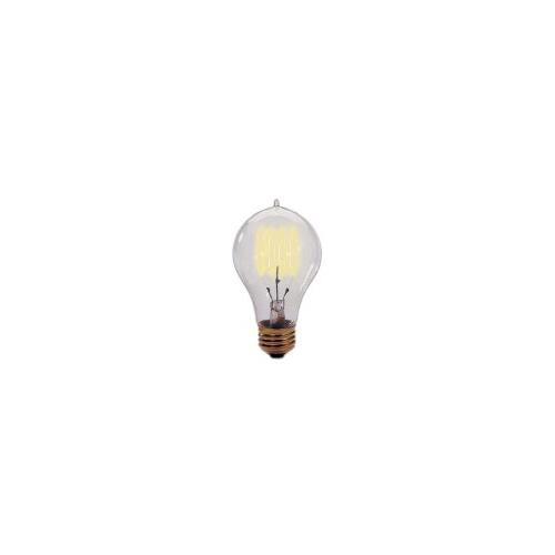 Bulbrite NOS25-VICTOR-6PK 25 Watt Nostalgic Incandescent Edison A19, Quad Loop Filament, Medium Base, Antique, 6-Pack