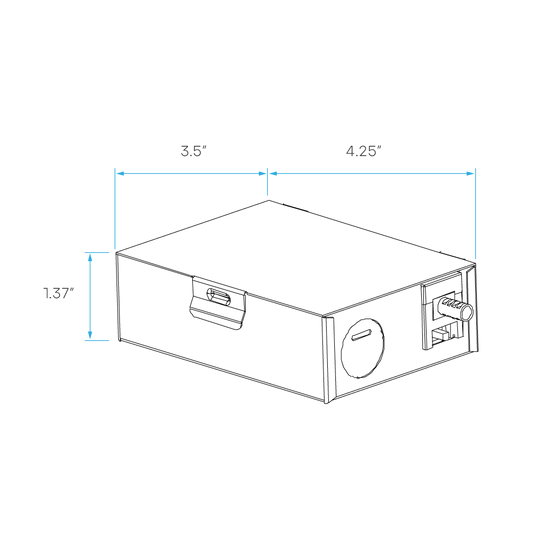 Luxrite 8" Mini Panel 18W Driver for Canless Wafer Spotlight, Color Selectable - 2700K/3000K/3500K/4000K/5000K (LR23762)