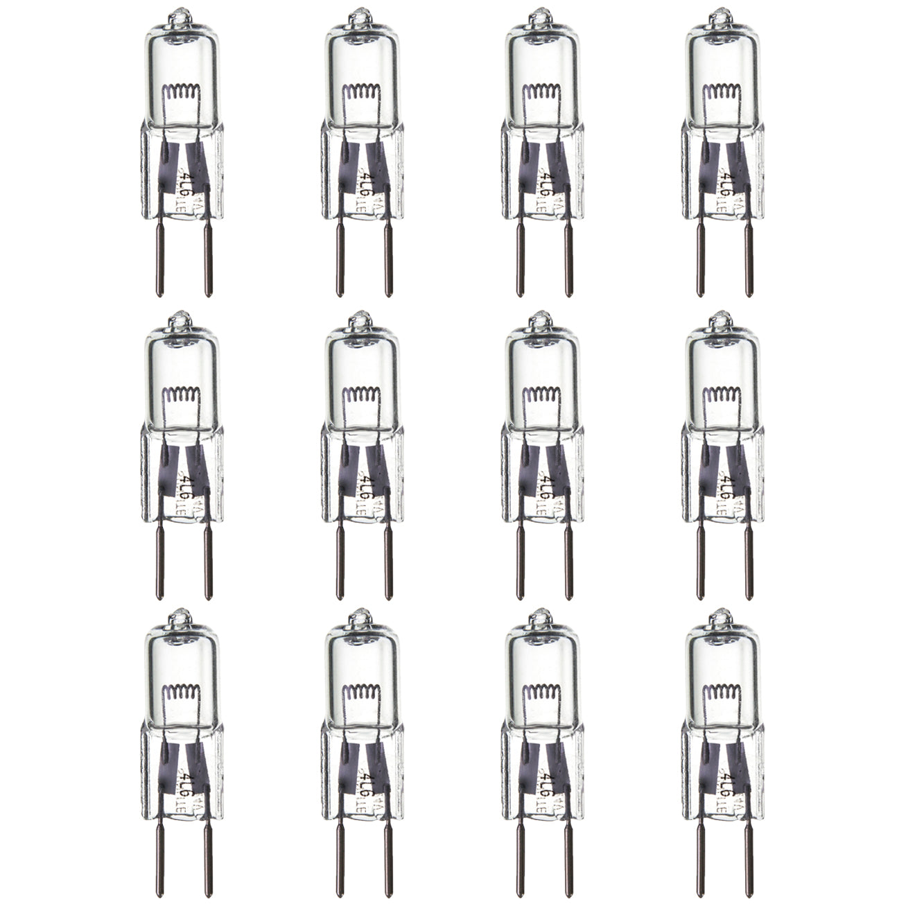 Sunlite Q50/CL/GY6/24V/12PK Halogen 50W 24V Q50 Single Ended Capsule L –  Bulb Center