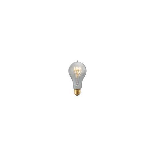 Bulbrite NOS40-VICTOR/SMK 40 Watt Nostalgic Edison A19 Bulb, Vintage Quad Loop Filament, Medium Base, Smoke Finish