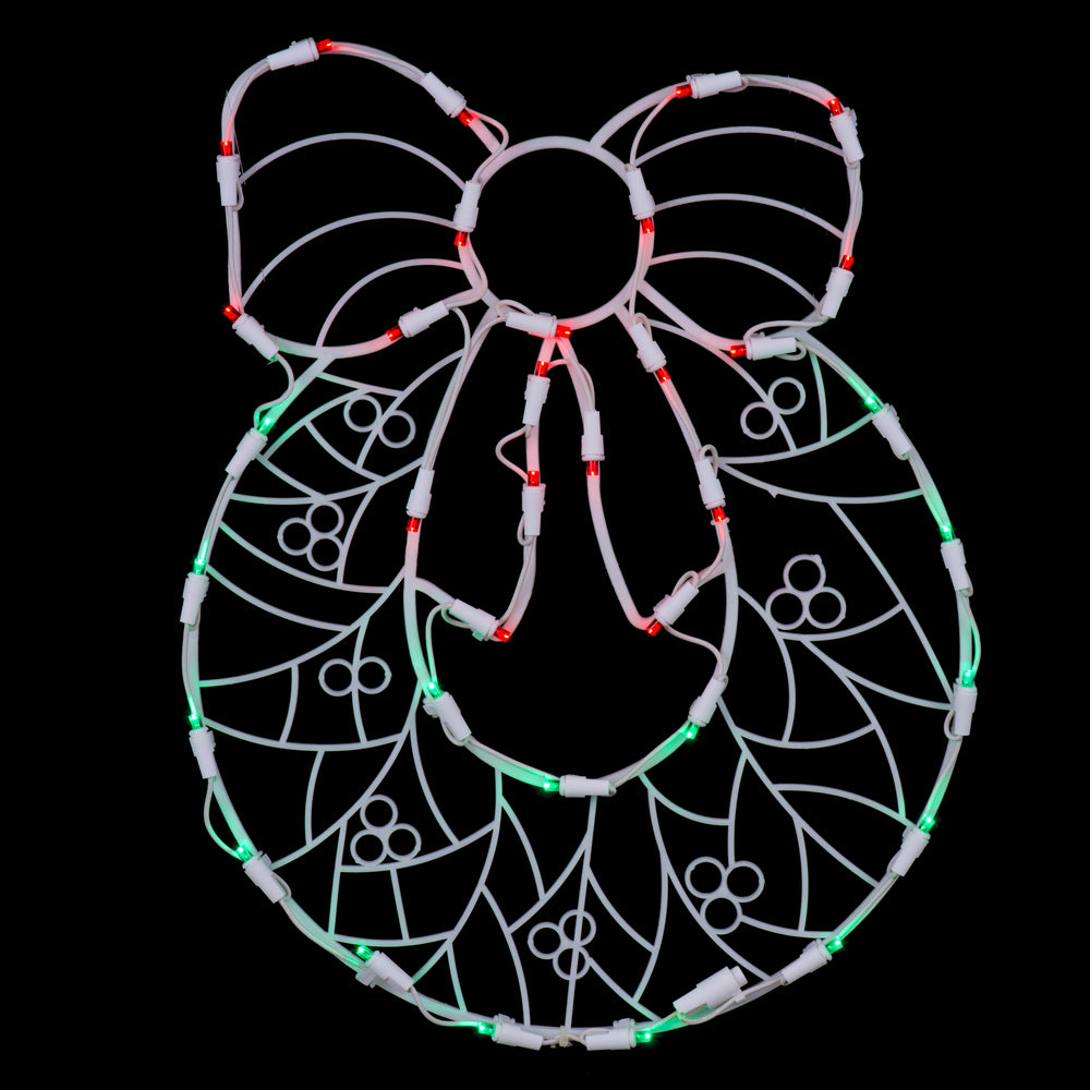 Vickerman 17 Wreath Wire Silhouette with 35 LED Lights- 2 Pack
