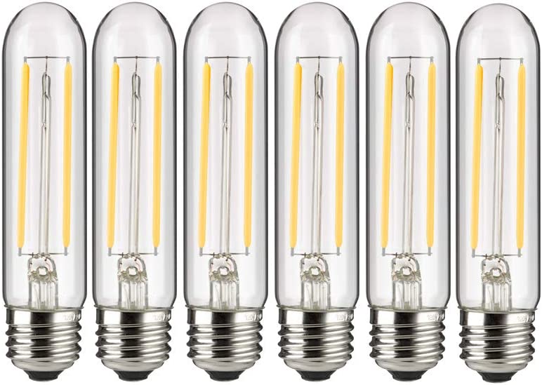 Sunlite LED Vintage T10 5W Light Bulb Medium (E26) Base Warm White