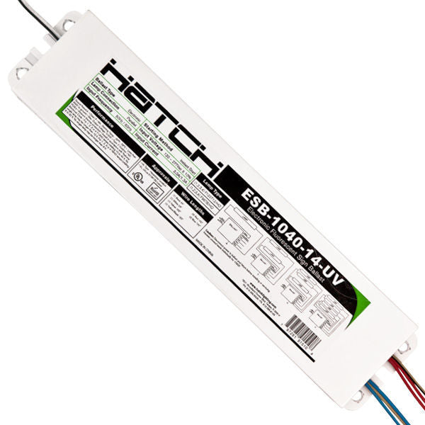 Electronic Sign Ballast - 10-40 ft. Total Lamp Length - (1-4 Lamps) 120/277 Volt - Hatch ESB-1040-14-UV