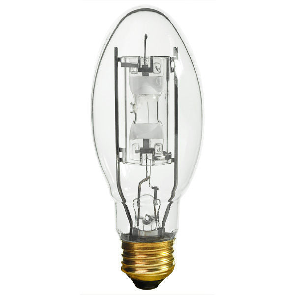 SYLVANIA 64417 - 100 Watt - ED17 - Pulse Start - Metal Halide Protected Arc Tube - 3000K - ANSI M90/O - Medium Base - Universal Burn - MP100/U/MED