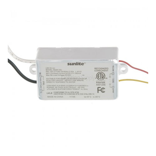 Sunlite 98260 360mA MV CONSTANT CURRENT NON DIM 15W LED DRIVER