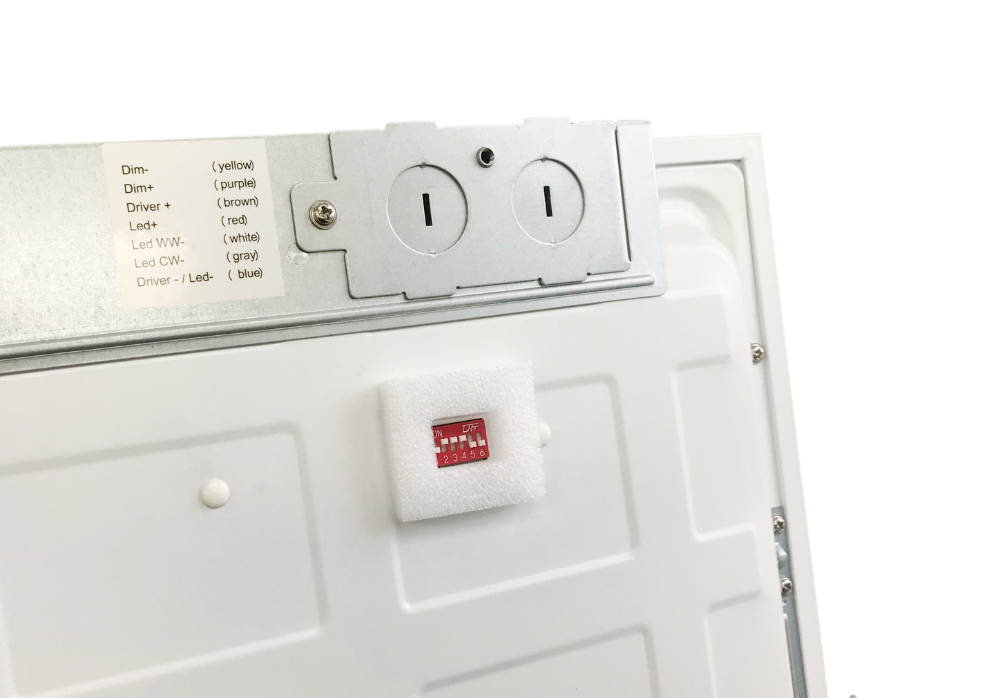 Luxrite Lay In LED2X4BPNL/3WO/3CCT/D/MS 3500K/4000K/5000K Cct Select