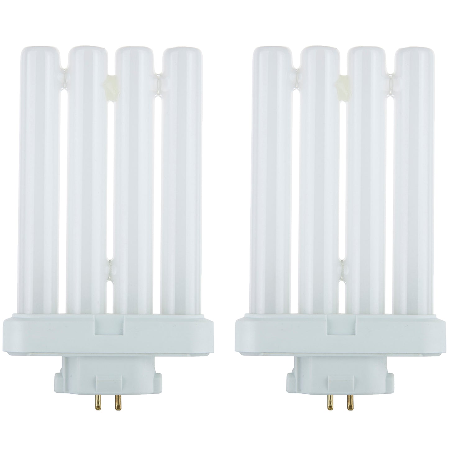 Sunlite 40531 FML27/65K/2PK Compact Fluorescent 27W Quad Tube Light Bulbs, 6500K Daylight Like Light, GX10Q-4 Base, 2 Pack