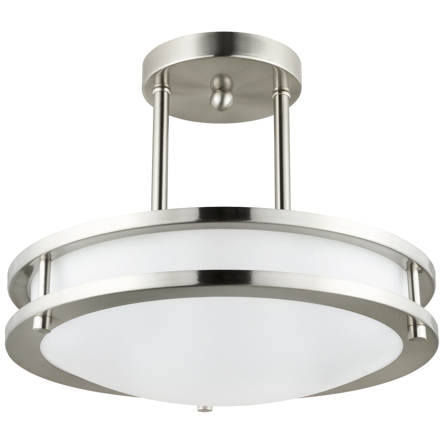 Sunlite 87783 12” LED Pendant Double Band Trim Flush Mount Light Fixture, 15 Watts, 1050 Lumens, Color Tunable 30K/40K/50K, Dimmable, 80 CRI, ETL Listed, for Residential & Commercial Use