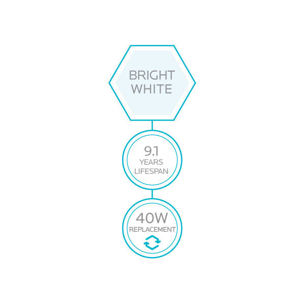 Luxrite LED G16.5 Filament Style Globe Light Bulb, E12 Candelabra Base, 4W, 5000K - Bright White, 400 Lumens, 80 CRI, Clear Finish, Dimmable (LR21611)