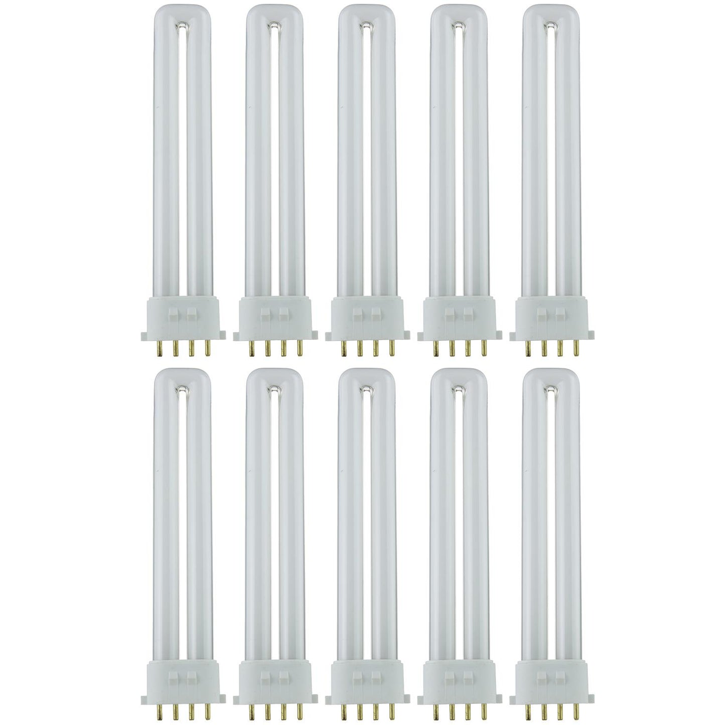 Sunlite 13 Watt PL 4-Pin Single U-Shaped Twin Tube, 2GX7 Base, Cool White