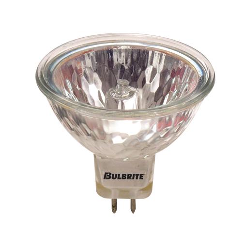 BULBRITE HALOGEN MR16 BI-PIN (GU5.3) 10W DIMMABLE LIGHT BULB 2900K/SOFT WHITE 8PK (641210)