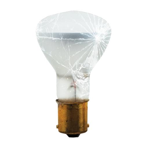 BULBRITE INCANDESCENT R12 SINGLE-CONTACT BAYONET (BA15s) 20W DIMMABLE LIGHT BULB 2700K/WARM WHITE 10PK (752531)
