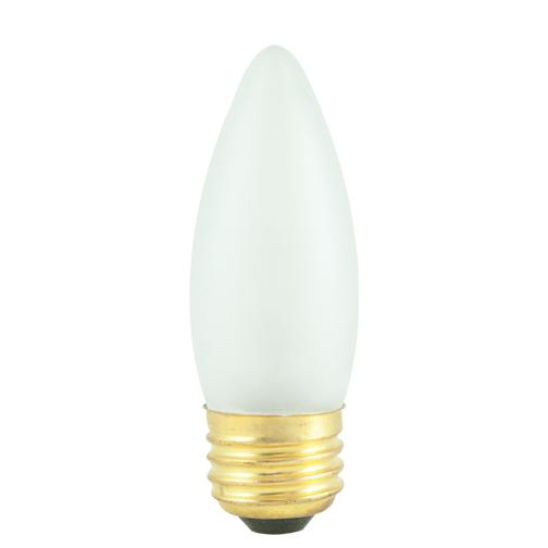 BULBRITE INCANDESCENT B10 MEDIUM SCREW (E26) 40W DIMMABLE LIGHT BULB 2700K/WARM WHITE 50PK (406040)