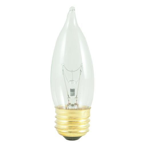 BULBRITE INCANDESCENT CA10 MEDIUM SCREW (E26) 40W DIMMABLE LIGHT BULB 2700K/WARM WHITE 50PK (498040)