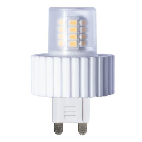 BULBRITE LED T4 BI-PIN (G9) 5W DIMMABLE LIGHT BULB 3000K/SOFT WHITE 40W INCANDESCENT EQUIVALENT 2PK (770552)