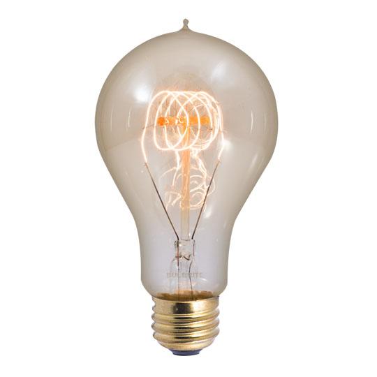BULBRITE INCANDESCENT A23 MEDIUM SCREW (E26) 25W DIMMABLE NOSTALGIC LIGHT BULB 2200K/AMBER 4PK (132540)