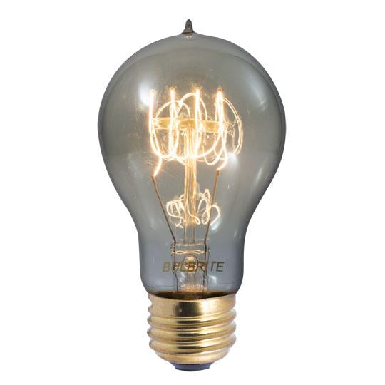 BULBRITE INCANDESCENT A19 MEDIUM SCREW (E26) 60W DIMMABLE NOSTALGIC LIGHT BULB 1800K/AMBER 4PK (156020)
