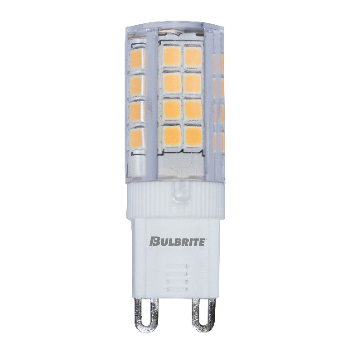 BULBRITE LED T4 BI-PIN (G9) 3.5W NON-DIMMABLE LIGHT BULB 3000K/SOFT WHITE 30W INCANDESCENT EQUIVALENT 2PK (770577)