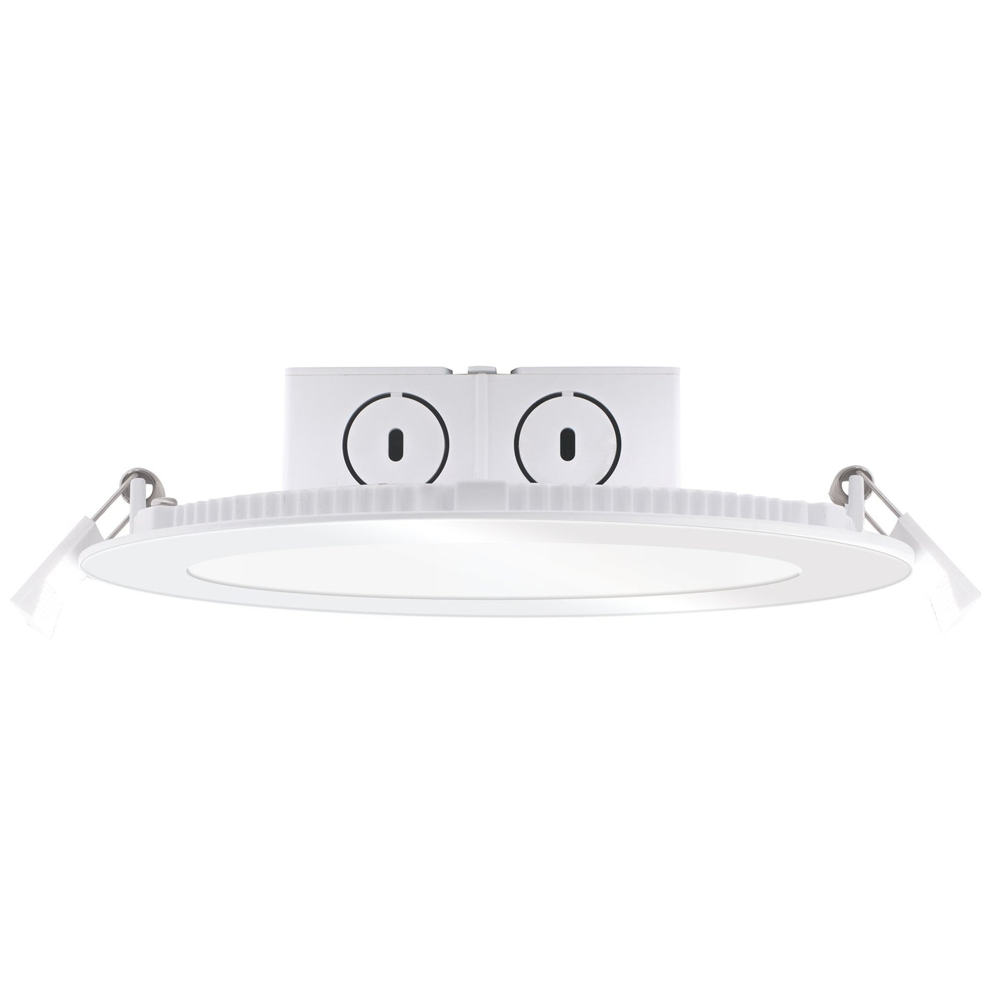 BULBRITE LED 11.5W 6" CEILING LIGHT W/ JBOX WHITE ROUND DIMMABLE 4000K/COOL WHITE 65W INCANDESCENT EQUIVALENT 2PK (773127)