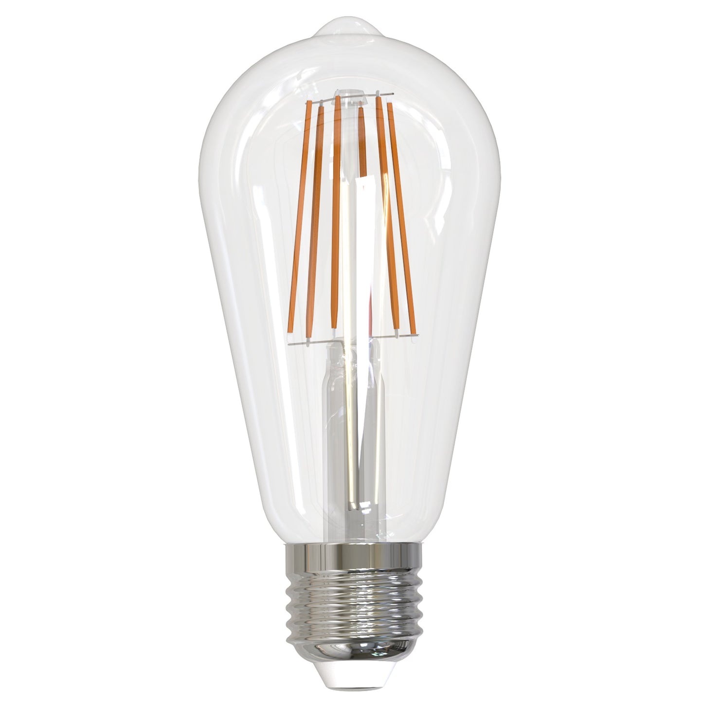 BULBRITE LED ST18 MEDIUM SCREW (E26) 8.5W FULLY COMPATIBLE DIMMING FILAMENT LIGHT BULB 2700K/WARM WHITE 60W INCANDESCENT EQUIVALENT 2PK (774138)