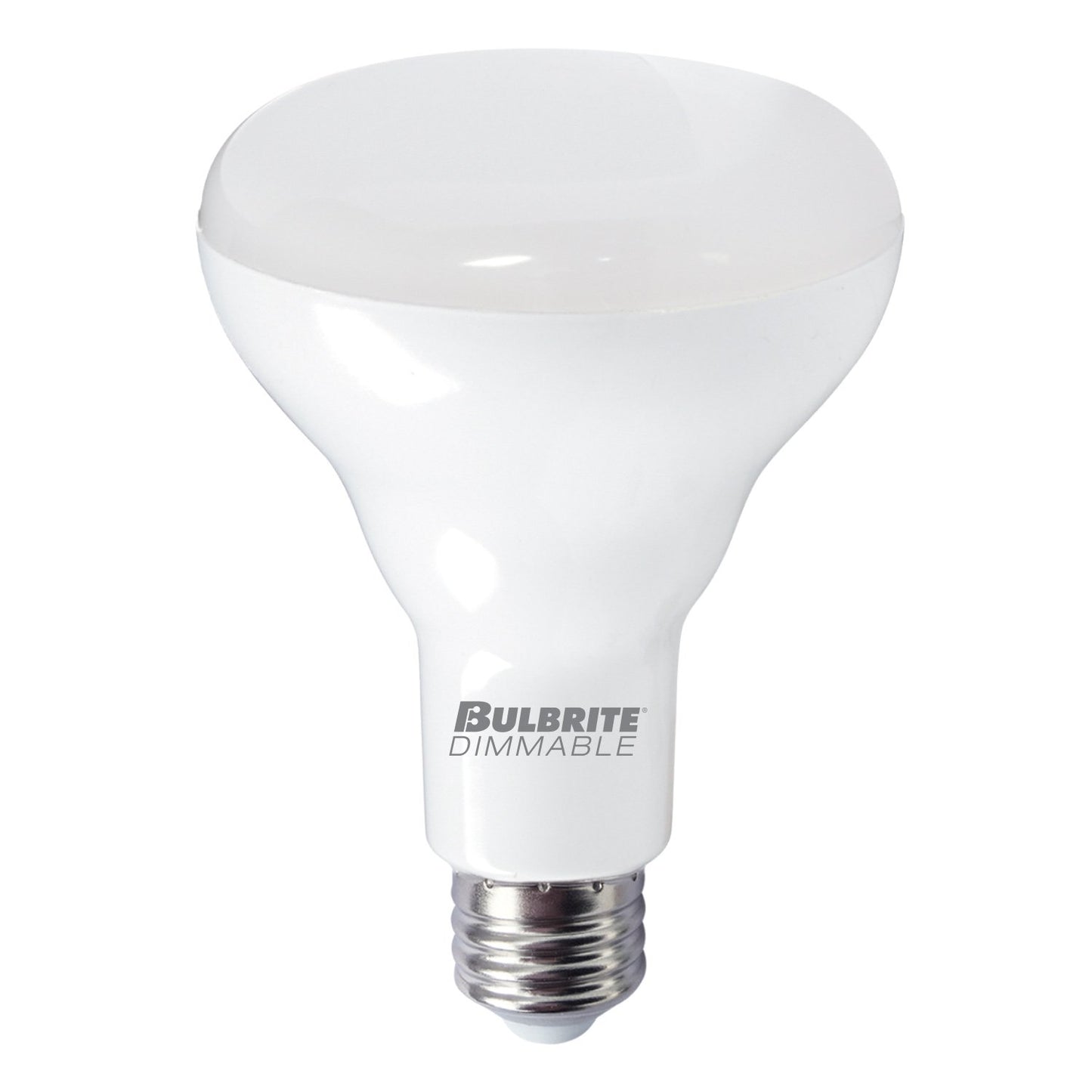 BULBRITE LED BR30 MEDIUM SCREW (E26) 13W DIMMABLE ALUMINUM LIGHT BULB 3000K/SOFT WHITE LIGHT 75W EQUIVALENT 4PK (772824)
