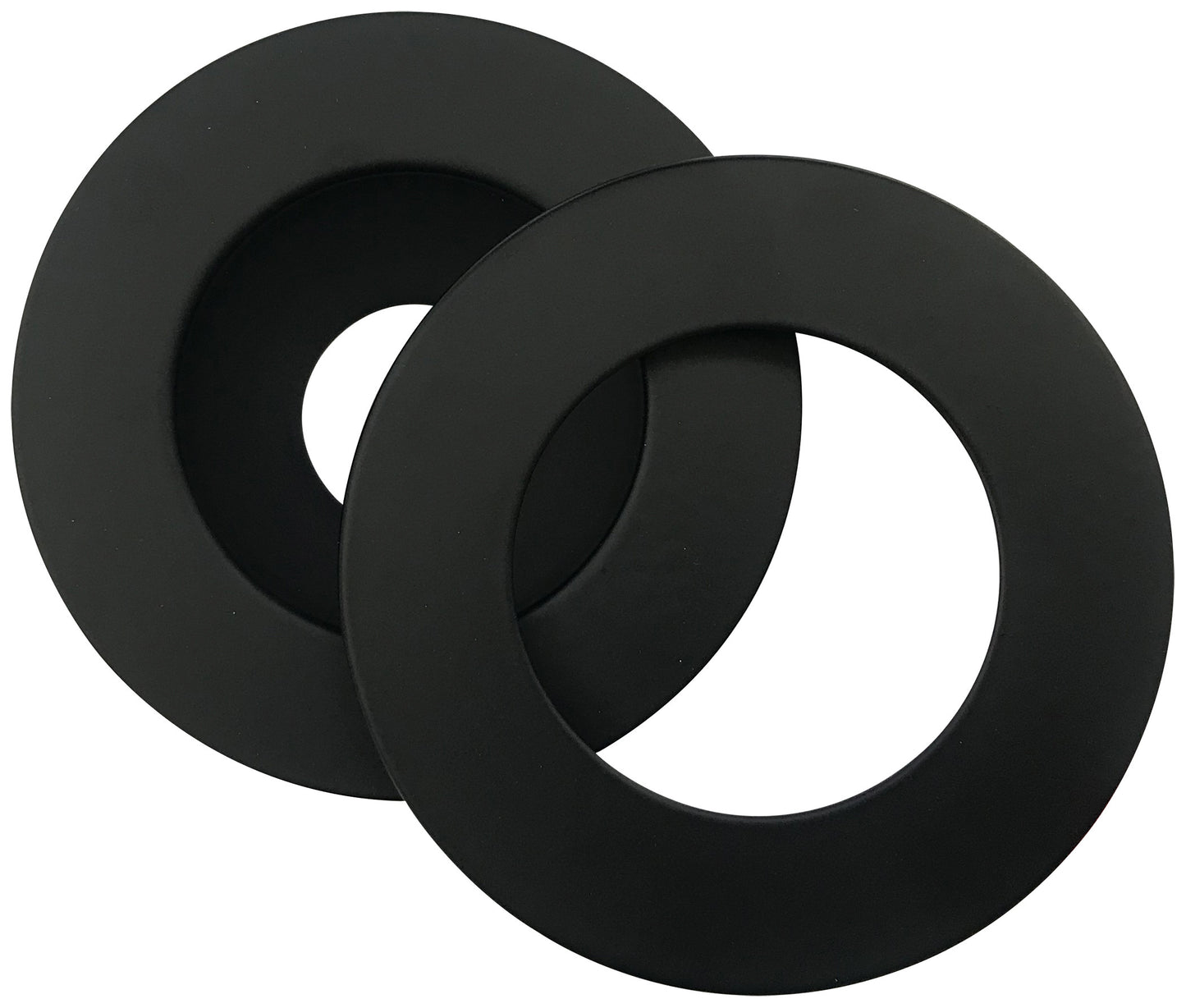 Luxrite 2" Regressed Round Black Trim Canless Spotlight, Pack of 5 (LR23261)