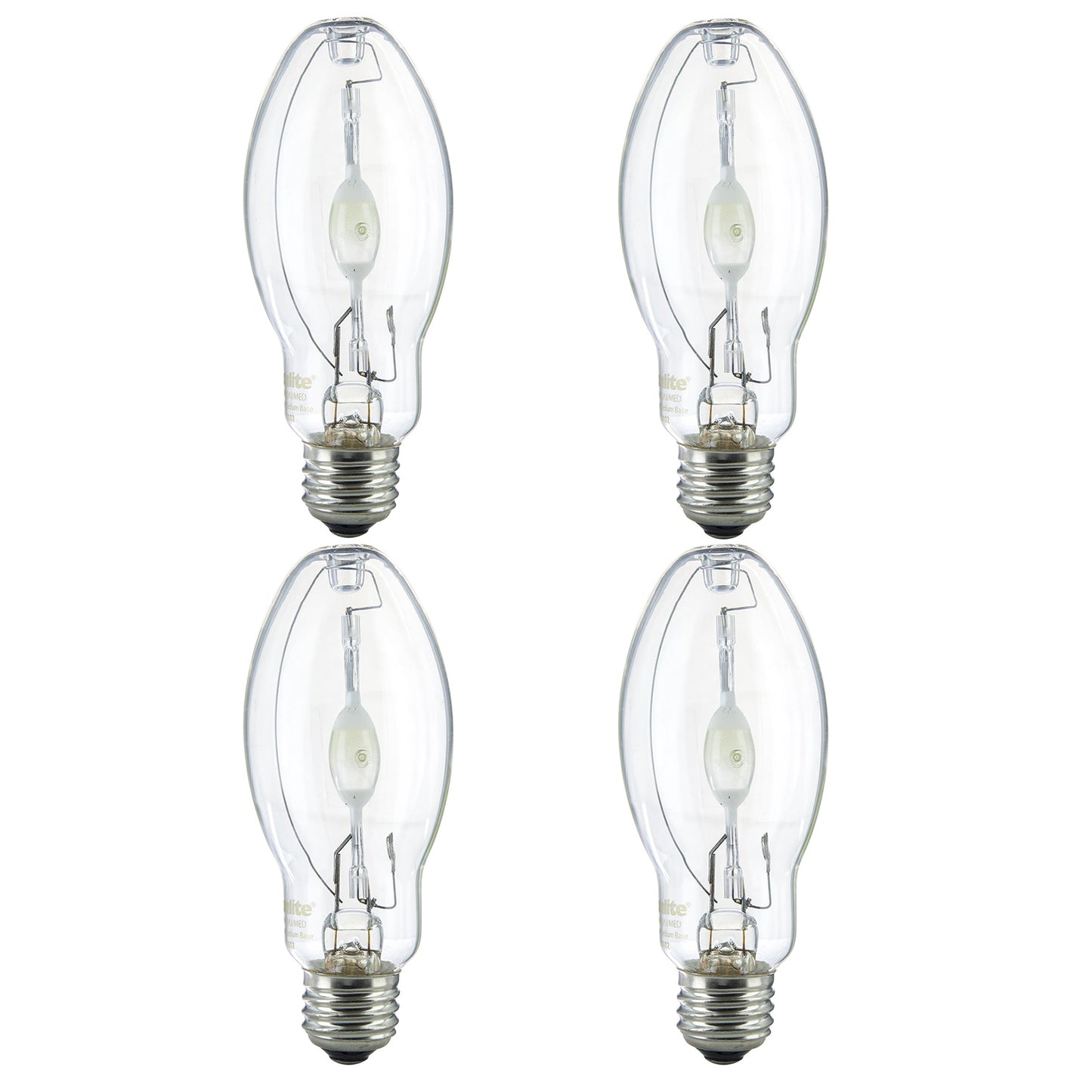 Sunlite 03650-SU MH150/U/MED M102 Metal Halide Lamp, 150 Watts, Pulse Start, Medium Base (E26), ED17, 15,000 Hours Life, 14000 Lumen, Clear Finish, 4000K