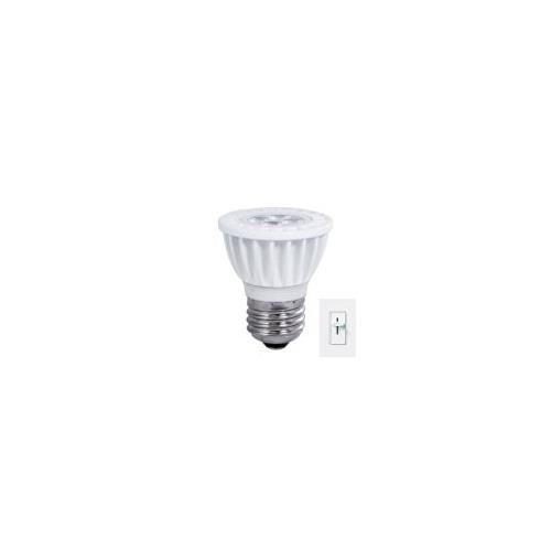 Bulbrite LED6MR16SW/D/E26 6 Watt Dimmable LED MR16, 20W Incandescent Equivalent, Medium (E26) Base, Soft White