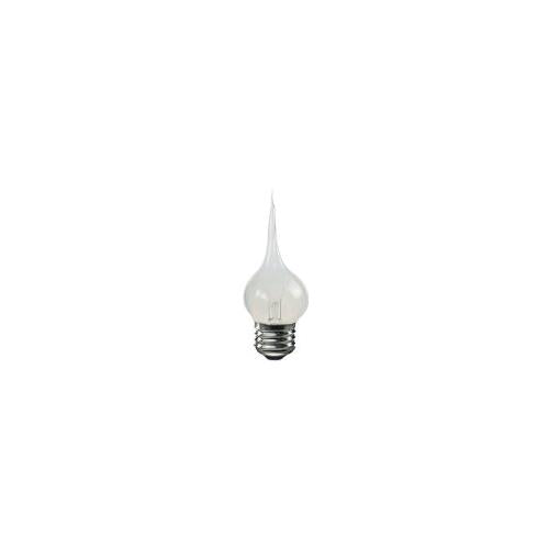 Bulbrite SF/7.5S11 7.5 Watt Incandescent Silicone Dipped S11 Chandelier Bulb, Medium Base