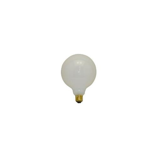 Bulbrite 60G40WH 60 Watt Incandescent G40 Globe, Medium Base, White