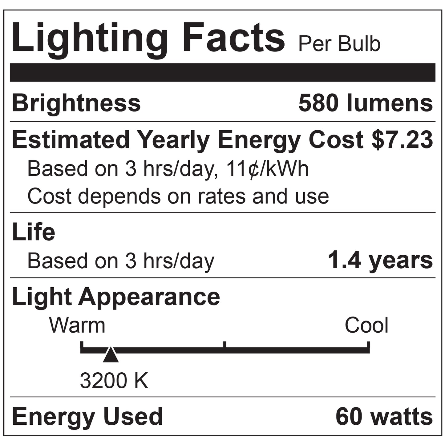 Sunlite 60 Watt Torpedo Tip Chandelier , Medium Base, Clear