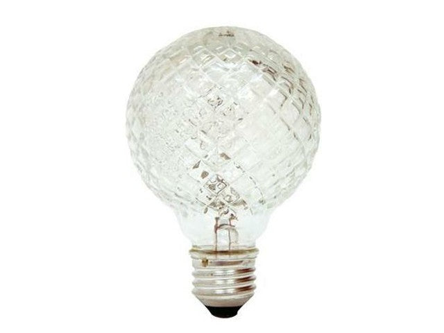 GE Lighting 16774 40-Watt Halogen Faceted G25 Vanity Light Bulb, 1-Pack