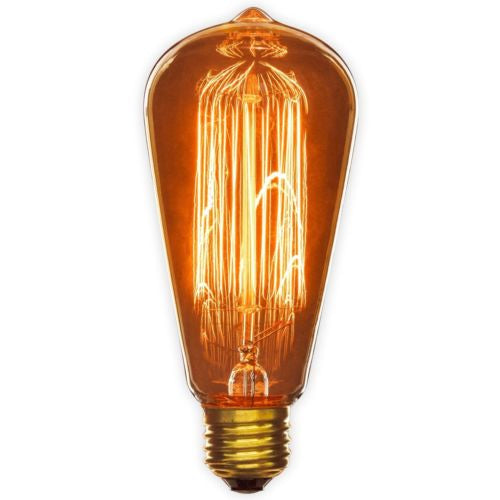 Sunlite 40 Watt Antique Edison Style S19, Medium Base, Smoke, 3 Pack