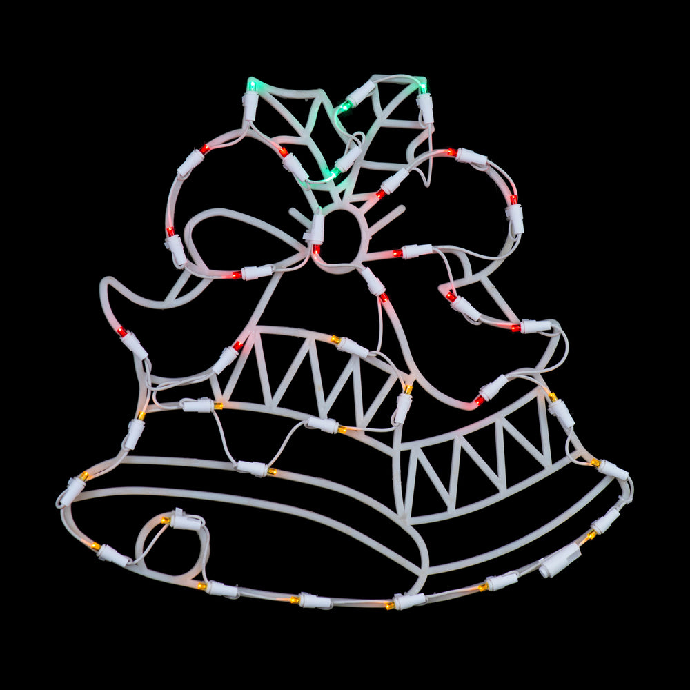 Vickerman 16 Double Bell Wire Silhouette with 35 LED Lights- 2 Pack