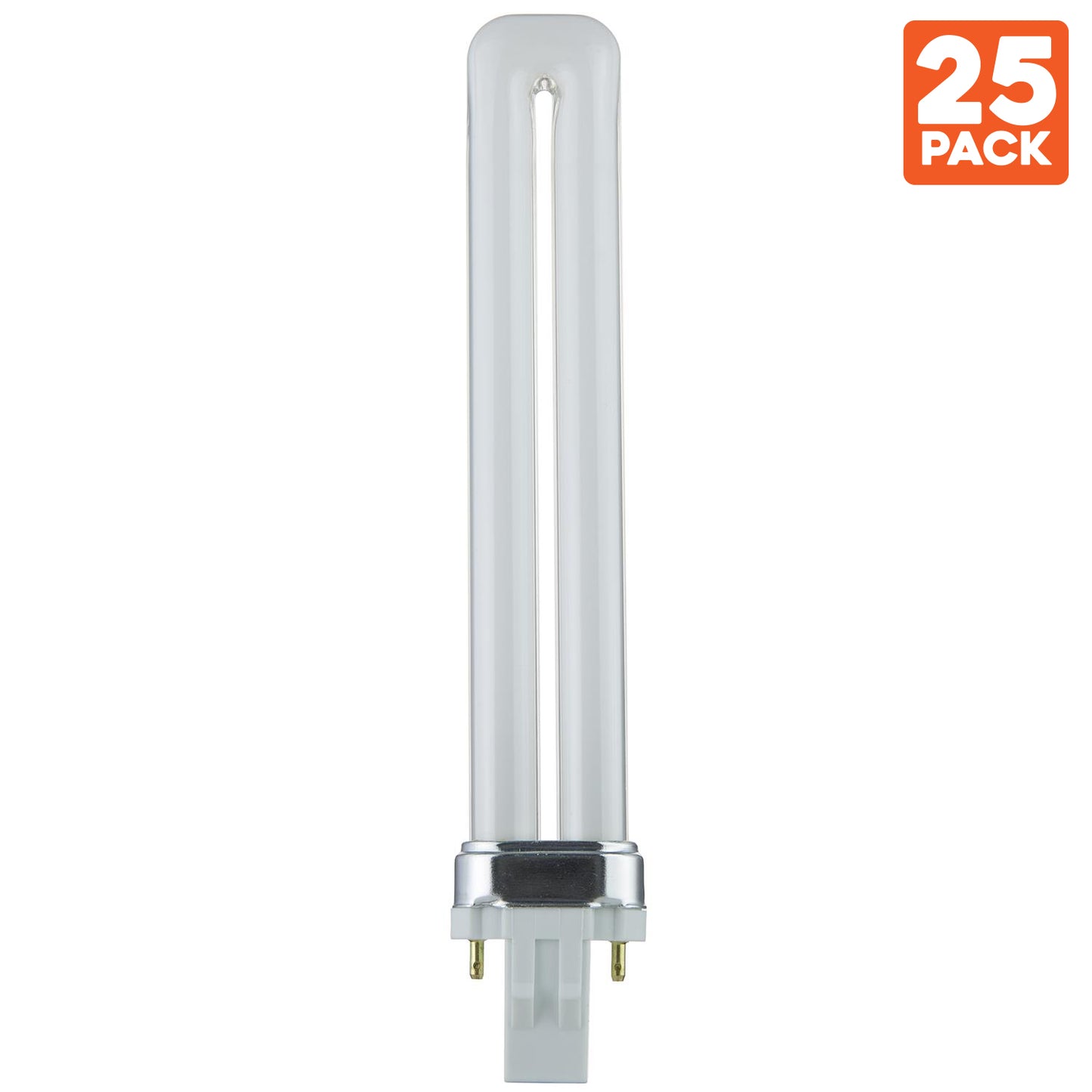 Sunlite 13 Watt PL 2-PIN Single U-Shaped Twin Tube, GX23 Base, Daylight