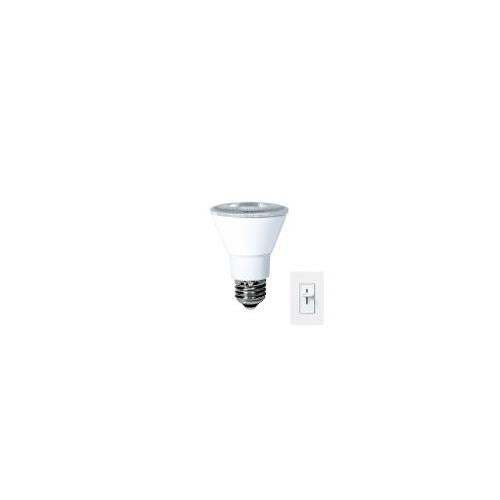 Bulbrite LED8PAR20FL/830/D 8 Watt Dimmable LED PAR20 Reflector Bulb, 50W Incandescent Equivalent, Medium (E26) Base, Flood, Soft White