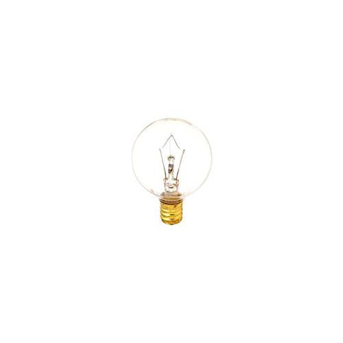 Bulbrite 25G12CL 25 Watt Incandescent G12 Globe, Candelabra Base, Clear