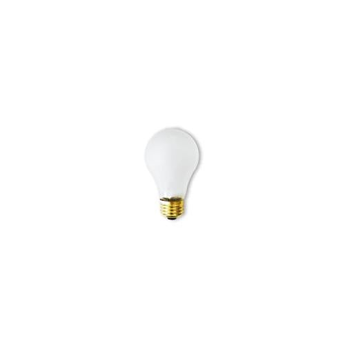 Bulbrite 60A/RS-2PK 60 Watt Incandescent A19 Rough Service Bulb, Frost, 2 Pack